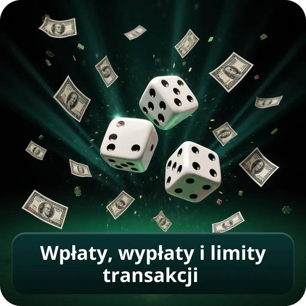 Wpłaty, wypłaty i limity transakcji